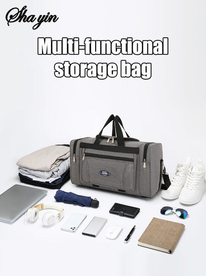 Oxford Waterproof Men Travel Bags Hand Luggage Big Travel Bag Business Large Capacity Weekend Duffle Travel Bag Fitness Bag