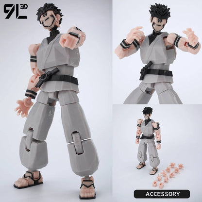 ?9L3D Lucky13 Gojo Sukuna Jujutsu Fushiguro Toji Gojo Satoru Action Figure Dummy13 T13 Multi-Jointed Collectible Toys Titan13