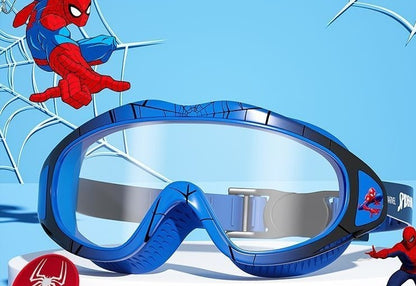 Marvel's new Spiderman boy new creative cartoon anime peripherals HD anti-fog waterproof swimming professional diving glasses