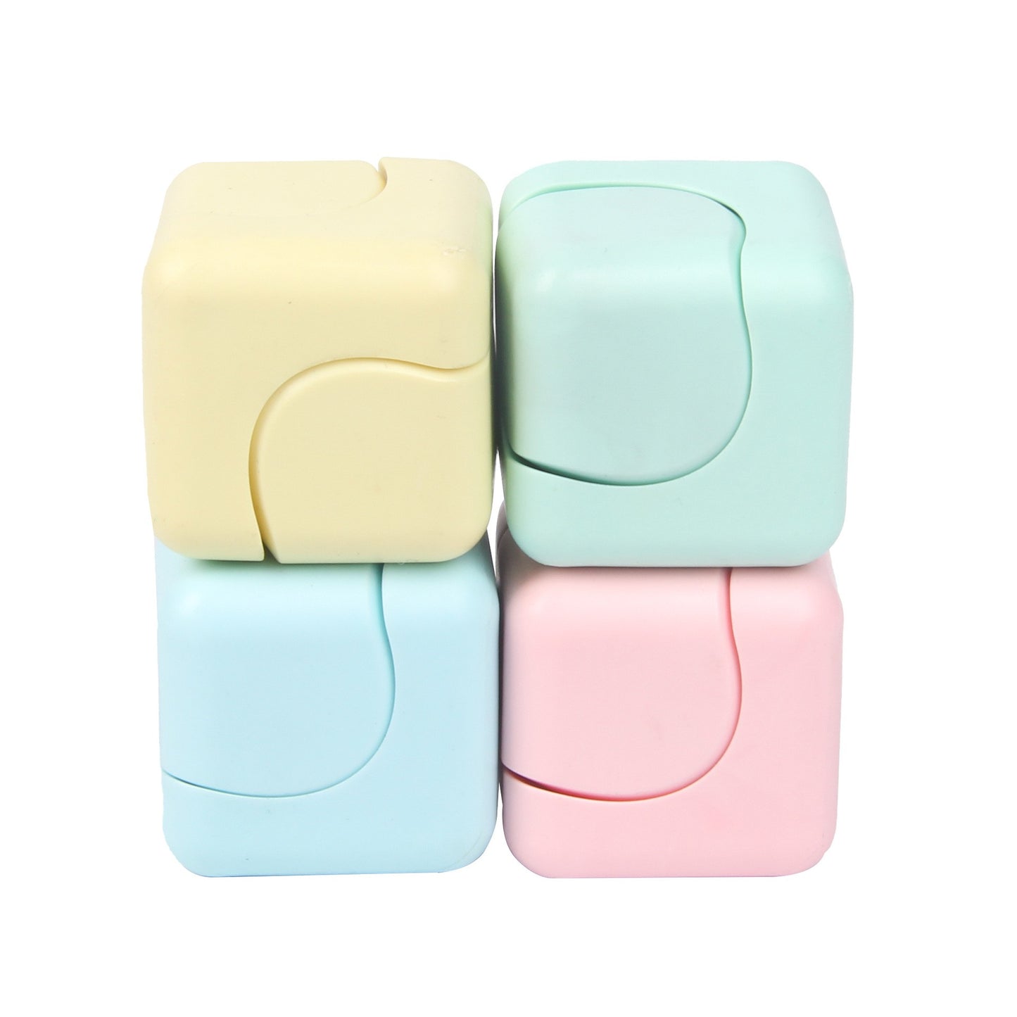 1/4/8PCS Square Rotating Cube Fingertip Pocket Pressure Reducing Gyro Toy Stress Relief Sensory Toys Kids Birthday Party Favors
