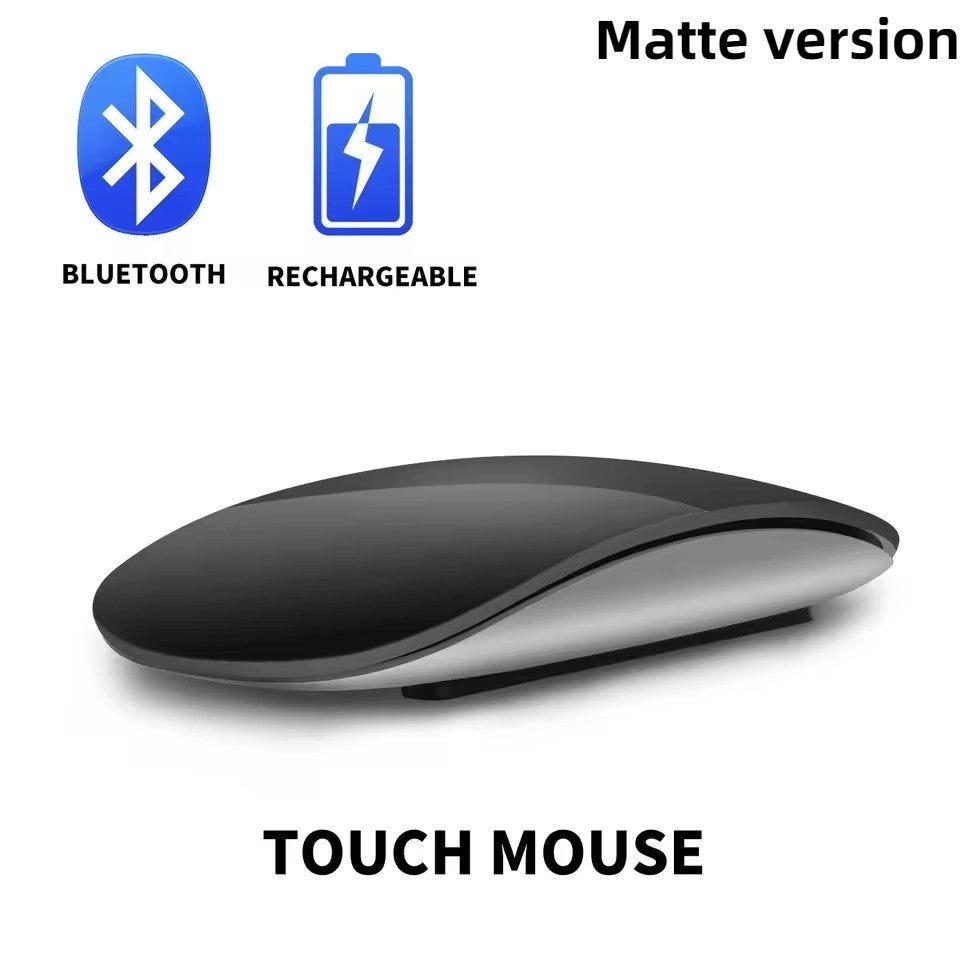 Mouse de Computador Sem Fio Bluetooth Xiaomi Magic Recarregável Touch Fino Ergonômico Modo Duplo Silencioso para PC Apple Macbook Air
