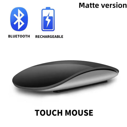 Mouse de Computador Sem Fio Bluetooth Xiaomi Magic Recarregável Touch Fino Ergonômico Modo Duplo Silencioso para PC Apple Macbook Air