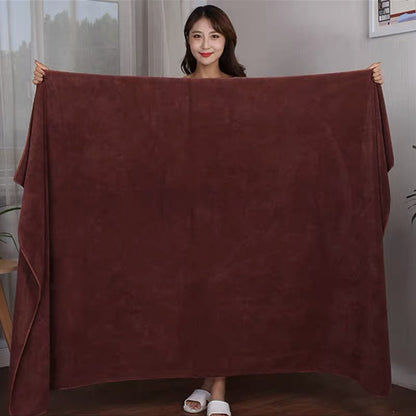 New ultra absorbent ultra-fine fiber bath towel, soft and fast drying, oversized bath towel, sports beach bathroom towel
