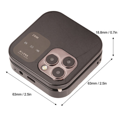 2G Big Buttons  Phone Support Up To 16GB Dual SIM 2G  Phone 1000mAh Battery ABS 0.08MP Music Video Player for Outdoor