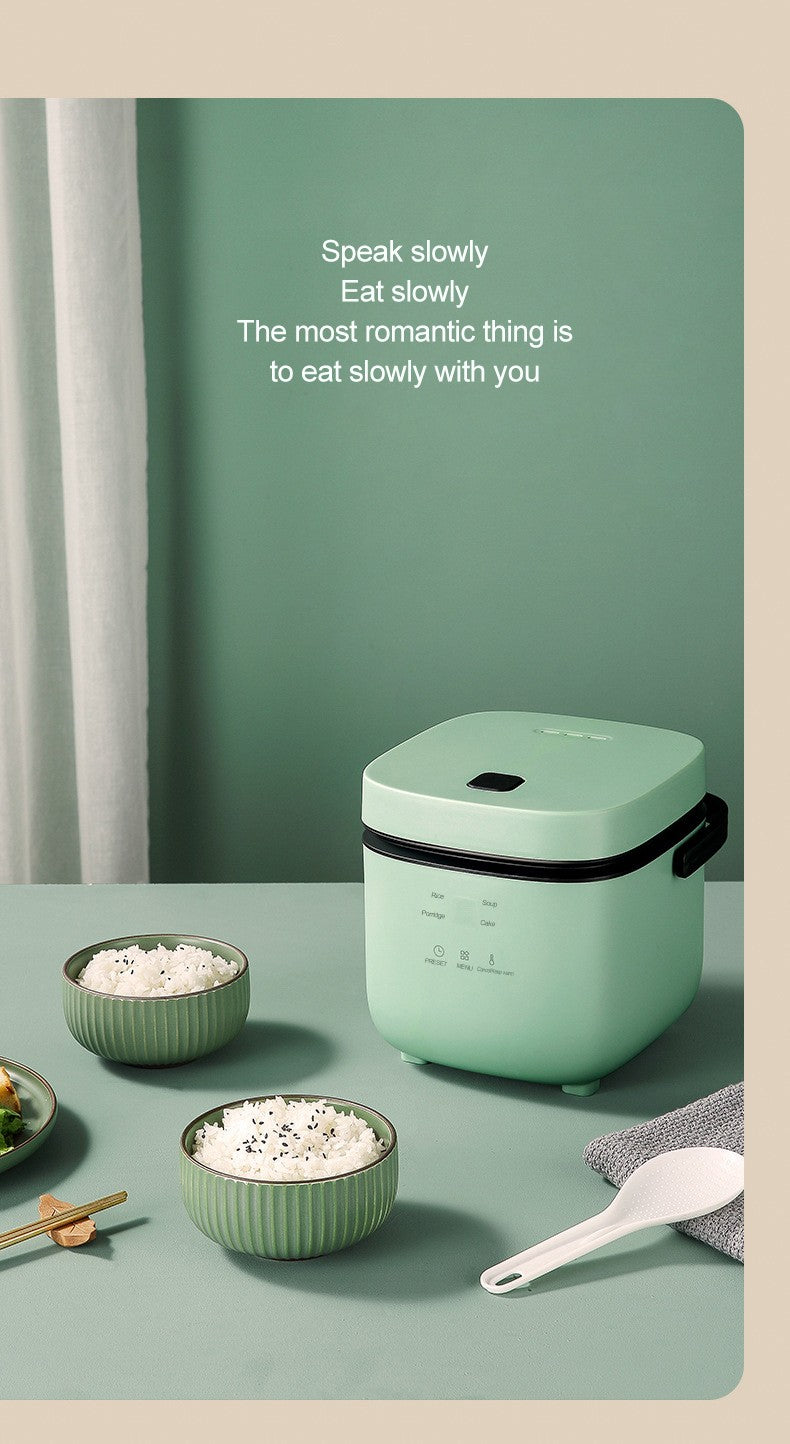 Mini Panela Elétrica de Arroz Automática Doméstica para Cozinha 1-2 Pessoas, Aquecedor de Alimentos a Vapor 1.2L Panela de Arroz Pequena
