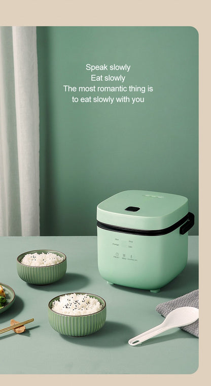 Mini Panela Elétrica de Arroz Automática Doméstica para Cozinha 1-2 Pessoas, Aquecedor de Alimentos a Vapor 1.2L Panela de Arroz Pequena