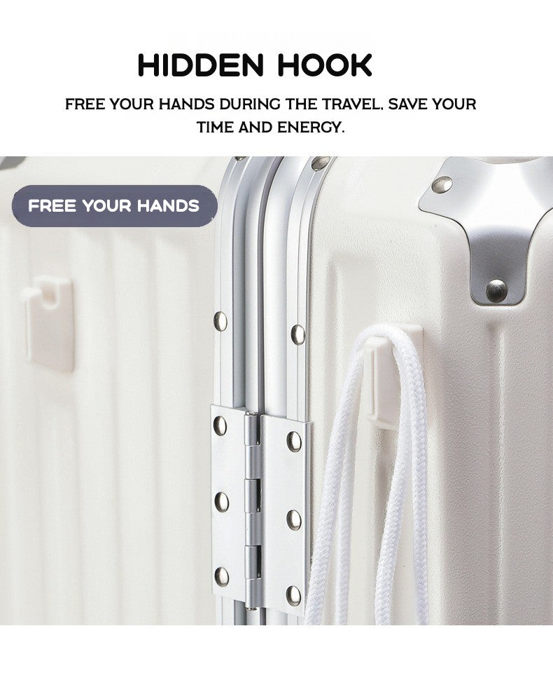 2024 New Durable Large Capacity Luggage Sets Suitcase USB Charging Men Carry-On Boarding Travel 24/26/28/30/34