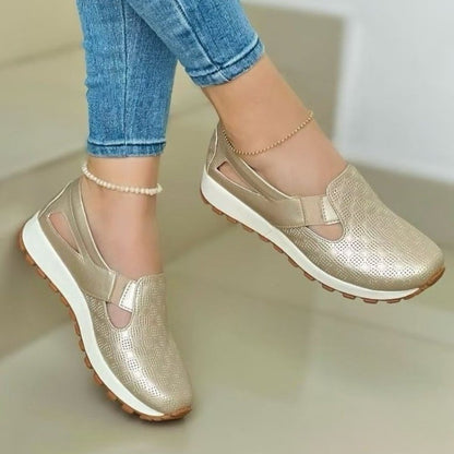 Mocassins Femininos de Malha Tênis Casuais Primavera Verão Confortáveis Sapatilhas Vulcanizadas Femininas Sem Cadarço Zapatos De Mujer
