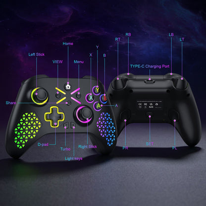 Gamepad For Xbox One Console Xbox Seris S/X Wireless Dual Vibra Six Axis Gyroscope Game Xbox Controller Win 7 8 10
