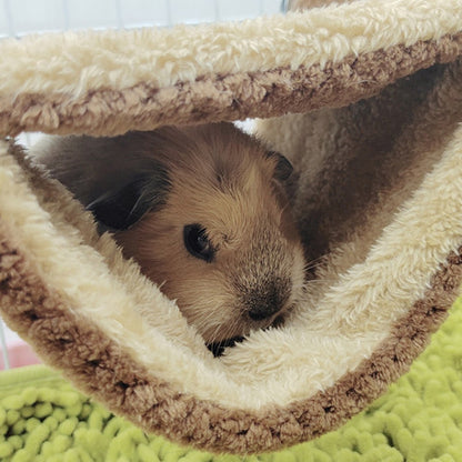 Cobaia Hamster Quente Rede Mel Canguru Esquilo Ninho Suspenso Cama Urso Dourado Chinchiila Brinquedo De Estimação Saltador