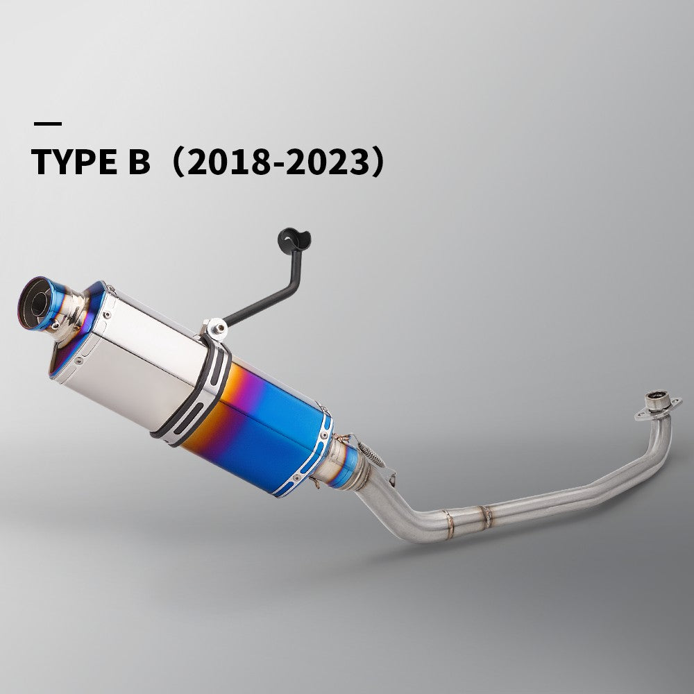 Motorcycle full exhaust system For Cross super CUB110 CC110 CUB125 CUB CC110 2021-2024 High performance low/high exhaust