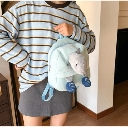 Italian Brainrot Plush Backpack Telalaero Telala Funny Student Backpack ?LiriLi Larlla Boneca Ambalam Cute Soft Bag for Kid Gift
