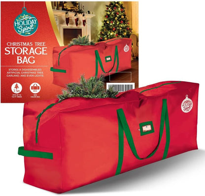 Christmas Tree Storage Bag Heavy Duty Tree Bag Reinforced Handle and Zipper Waterproof Storage Bag Christmas Packaging Bag