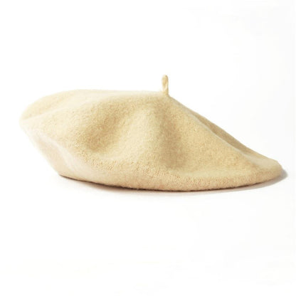 Boina Quente Multicolorida de Lã Grossa Inverno Outono Artista Retrô Francesa Lisa Chapéu de Pintor Para Mulheres Meninas Gorros Quentes Para Caminhada ao Ar Livre