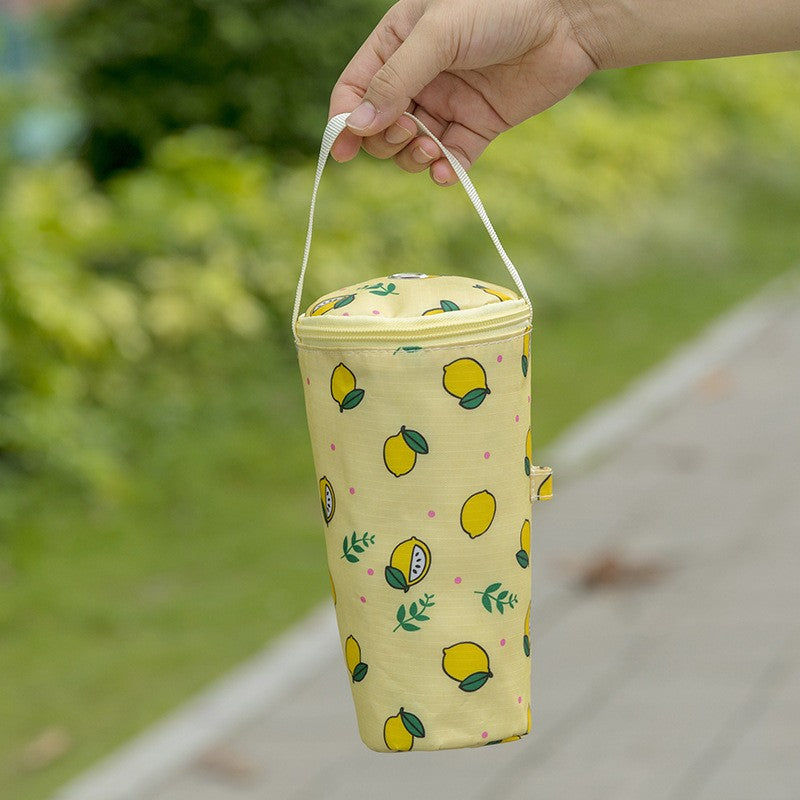 Baby Milk Bottle Insulation Bags Cartoon Portable Waterproof Feeding Bottle Thermal Bag Milk Warmer Cooler Stroller Hang Bags