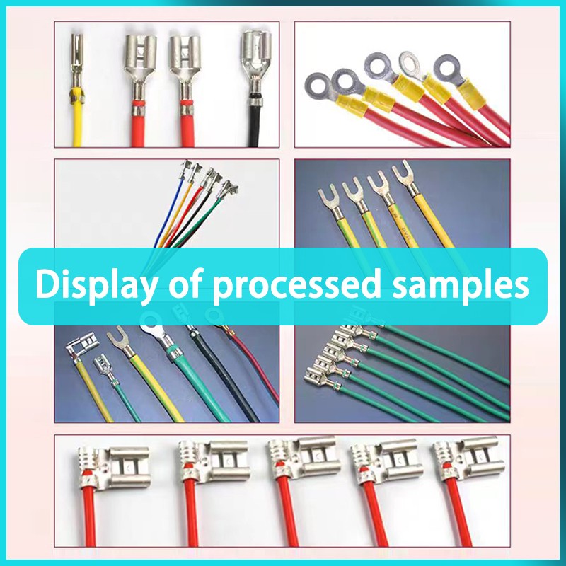 Electric Cold Press Terminal Machine Scattered Terminal Crimping Machine Tubular Insulation Terminal with Exchangeable Die Sets