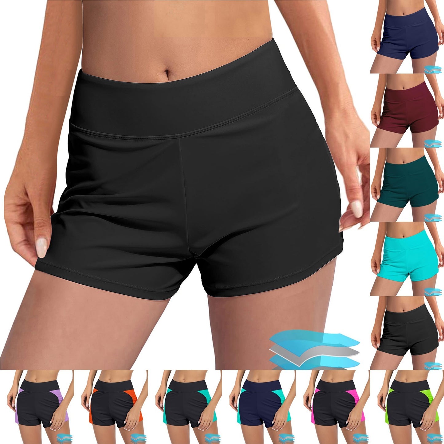 Women'S Bikinis Trend 2024 Women Swimwear Menstrual Leakproof Swim Shorts Wide Waistband Bathing Suit Trajes De BañO 2024 Mujer