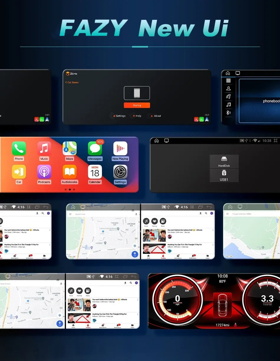 Tela sensível ao toque Android 14 Carplay de 12,3 polegadas para Audi A4 A5 Q5 B9 2016-2023, rádio estéreo de carro, reprodutor multimídia, Wi-Fi, 4G, navegação GPS