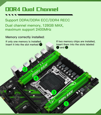 Placa-mãe MACHINIST X99 X99 PR9 Suporte LGA 2011-3 Intel Xeon E5 V3&V4 CPU DDR4 RAM Slot SATA/NVME M.2