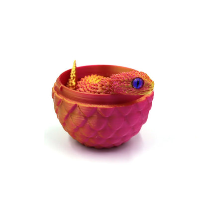 Ovos de Cobra de Impressão 3D Quentes Decoração Criativa para Casa Moldes de Cobra Que Reduzem a Pressão Itens de Decoração para Casa Figuras de Anime Giratórias e Móveis