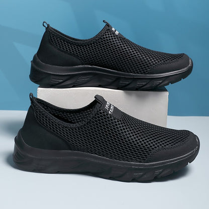 Tênis Casual Masculino Leve 2023 Respirável Slip-on Antiderrapante para Caminhada ao Ar Livre Tamanho 39-47