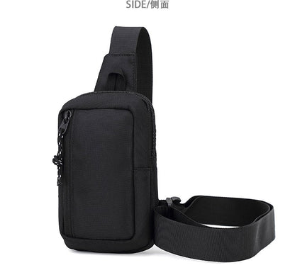 New Men Shoulder Bag Fashion Oxford Sports Shoulder Chest Bag Mini Crossbody Messenger Bags Handbags Casual Travel Phone Bags
