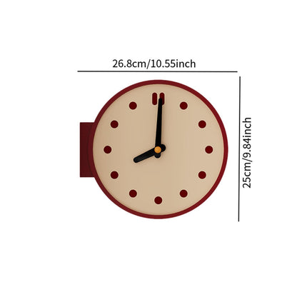 Corner Wall Clock Tabletop Clock Decorative Modern Watch Craft Art Stylish