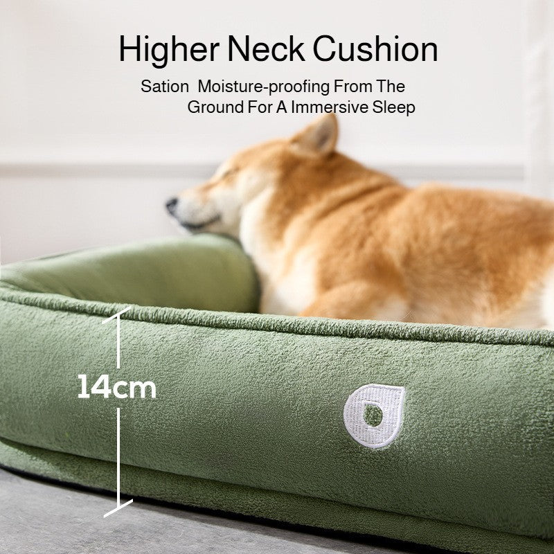 Cama para cachorro dupla-face grande extragrande casa de cachorro sofá canil cama quente de inverno macia de flanela para cães e gatos S-2XL acessórios para animais de estimação