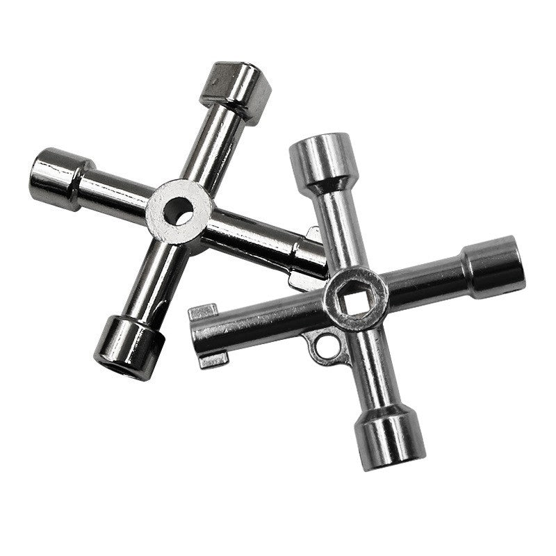 Chave Inglesa Phillips de 4 Vias Mini Universal Triângulo Interno Multifunções Pequena Chave Cruzada Ferramentas Manuais de Reparo Para Elevador de Carro