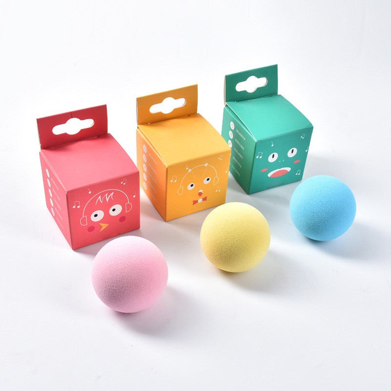 Brinquedos Inteligentes para Gatos Bola Interativa de Pelúcia Elétrica Brinquedo de Treinamento com Erva de Gato para Gatinhos com Som de Toque Produto para Animais de Estimação Bola de Brinquedo que Faz Barulho Suprimentos para Gatos