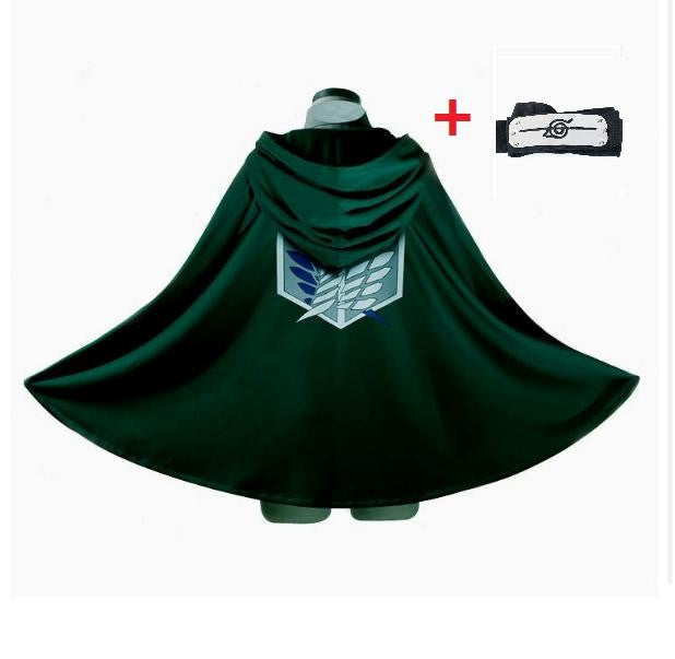 Anime Attack Cloak Shingeki No Kyojin Scouting Legion Cosplay Costume Cos Green Cape Mens Clothes Cosplay Costume Women