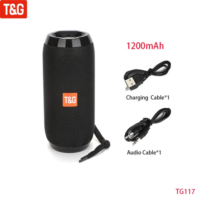 Caixa De Som Bluetooth Portátil Sem Fio Alto-falante Música Subwoofer Rádio FM Áudio Bluetooth Chamada Viva-voz Baffe
