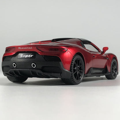 1:32 Maserati MC20 Supercar Alloy Diecast Model Car Boy’s High Simulation Miniature Holiday Present & Home Trendy Ornament Toys