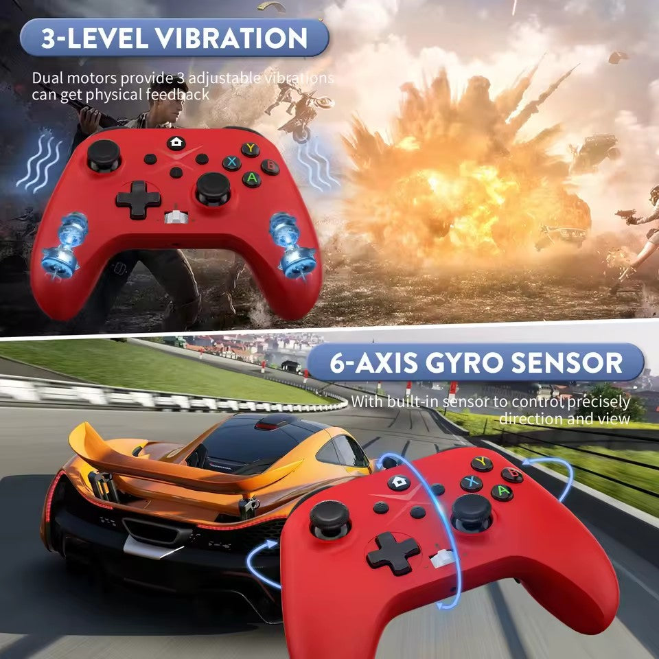 2.4G Wireless Gamepad For Xbox One ,Xbox Seris S ,X Control Xbox With Dual Vibra/Six Axis Multi Game Xbox Controller