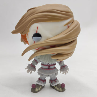 Stephen King's It 474 Pennywise With Wig Vinyl Figure Doll Collection Model Toy