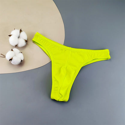 NEW 2025 Big Men Sexy Thongs Cotton Underwear Plus Size Male Convex Pouch G-string Briefs M/L/XL/XXL/XXXL