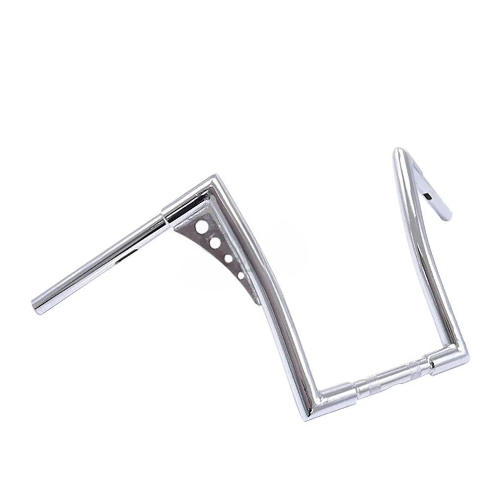 Guidões de motocicleta Glide de 10/12/14/16 polegadas para Harley 883 883n 883XL 1200 Hardman Soft Tail HONDA Iron Horse