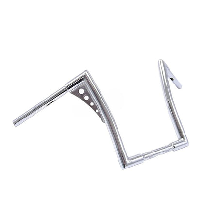 Guidões de motocicleta Glide de 10/12/14/16 polegadas para Harley 883 883n 883XL 1200 Hardman Soft Tail HONDA Iron Horse