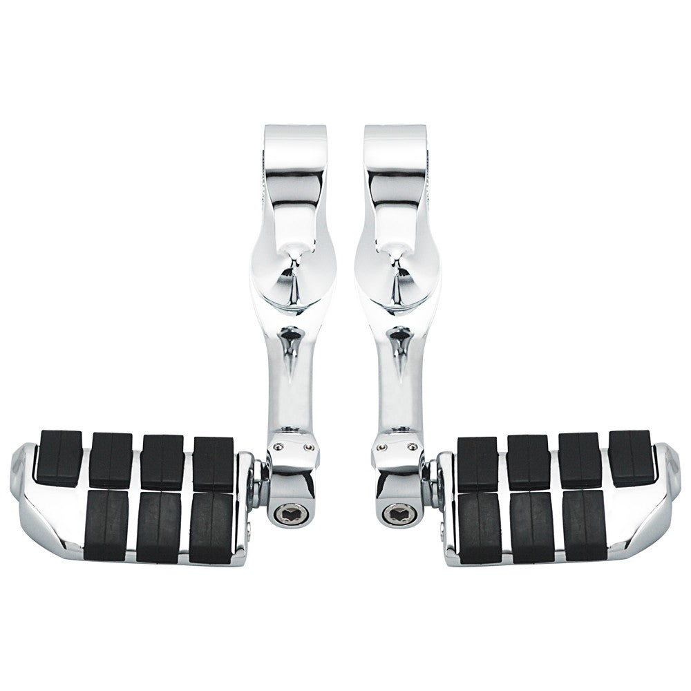 Kit de Suportes de Pedaleiras para Protetor de Motor de Motocicletas 1-1/4" Descanso de Pé para Harley Honda Davidson Road King Sportster Fat Boy Electra Glide