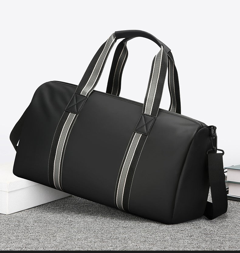 Men's Travel Bag with Wet Dry Separation Pocket Independent Shoe Case Large Capacity Gym Bag for Exercise Trip Motorbike Travel