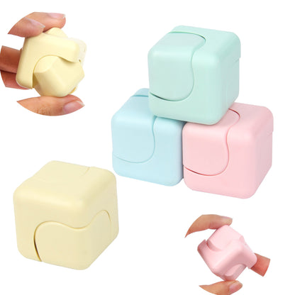 1/4/8PCS Square Rotating Cube Fingertip Pocket Pressure Reducing Gyro Toy Stress Relief Sensory Toys Kids Birthday Party Favors