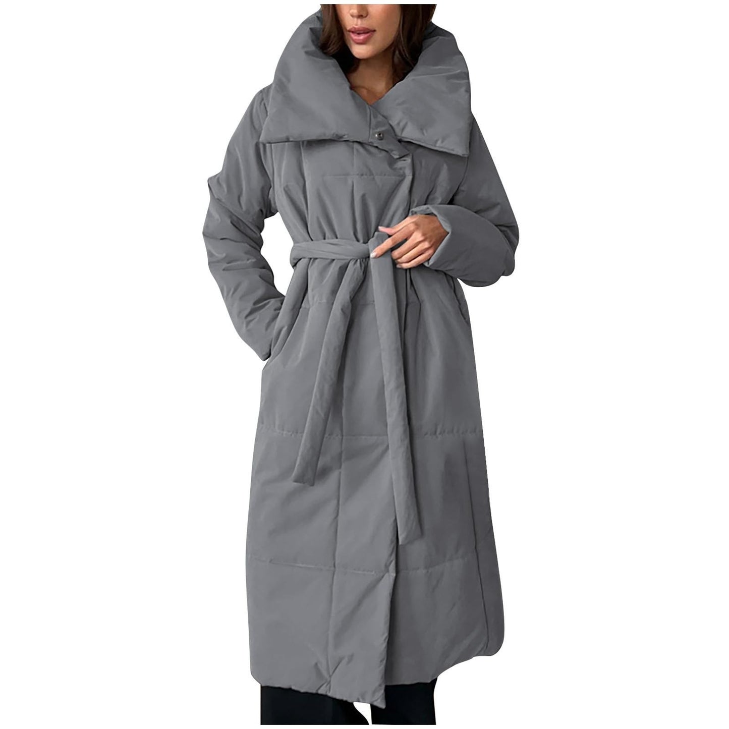 New Winter Women's Large Quilt Cotton Clothes Fashion Loose Long Overcoat Warm Cotton Jacket Female Cold Padded Jacket ?? ????