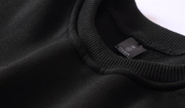 Christmas elk round neck pullover fall and winter men's casual long-sleeved cute Merry Christmas red sweater