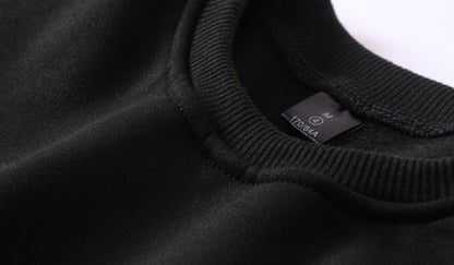 Christmas elk round neck pullover fall and winter men's casual long-sleeved cute Merry Christmas red sweater