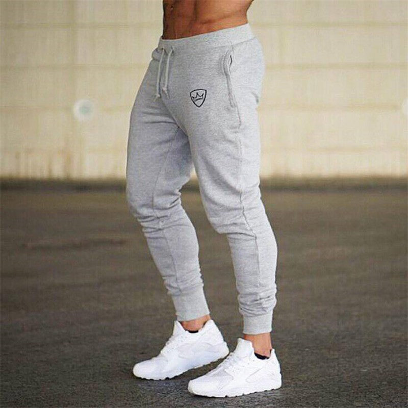 Shield Print New Men's Sweatpants Spring Autumn Breathable Jogging Pants Multiple Packs Male Outdoor Concise Straight Trousers