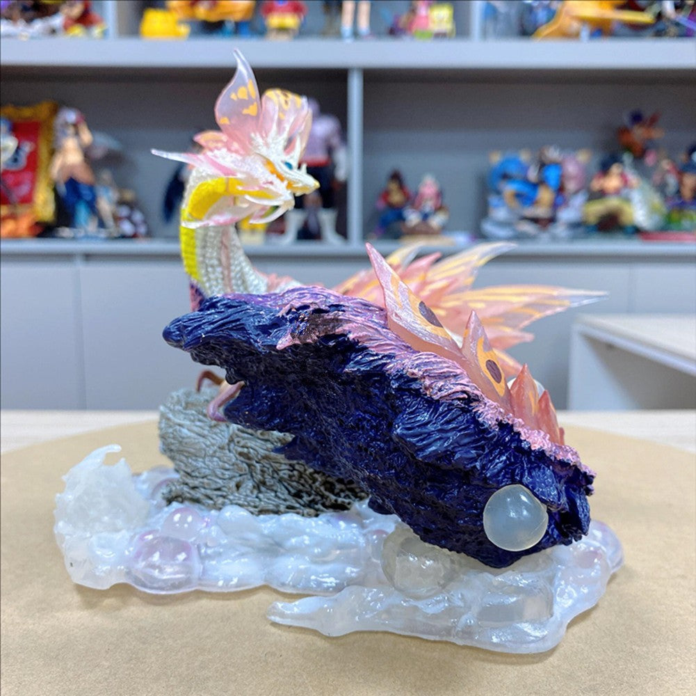 Monster Hunter World 4 Mizutsune Garagem Capcom Estátua Colecionável Modelo Boneco Brinquedo