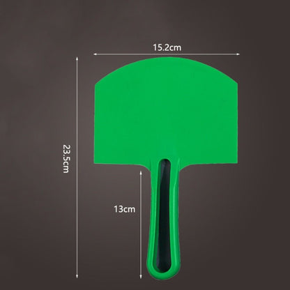 2 Peças Colher Curva, Balde, Espátula, Plaina, Colher de Pedreiro, Raspadores de Tinta, Pincéis, Decalques de Raspagem, Remendos, Placa Aplicadora para Construção