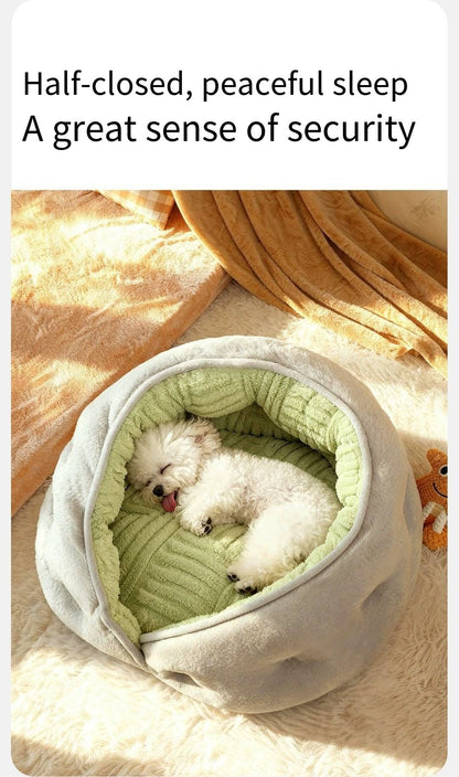 Canil Engrossado Inverno Quente Cama de Segurança Pequeno Cão Teddy Do Que Urso Dormindo Suprimentos para Animais de Estimação para Todas as Estações 2025 Tapete para Cães