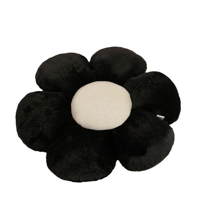 Flower Cushion Girly Room Decor Sunflower Pillow Bay Window Pink Flower Setting for Kids Bedroom Seat Pillow