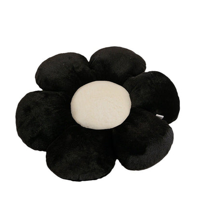 Flower Cushion Girly Room Decor Sunflower Pillow Bay Window Pink Flower Setting for Kids Bedroom Seat Pillow